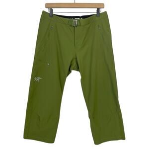 Arc'Teryx Gamma LT Capri Pant Creekside Green Women’s 12 Belted *Altered Hem